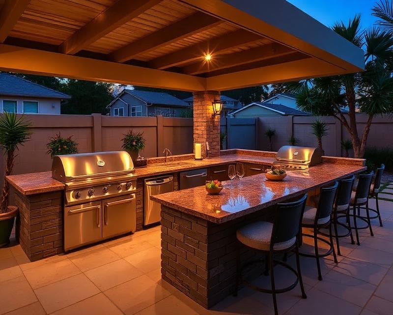 Outdoor kitchen and patio planning details